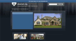 Desktop Screenshot of desired.org